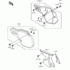 KDX200 (KDX200-E6) Side cover / chain case