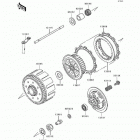 KDX250 (KDX250-D2) Сцепление