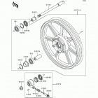 Vulcan 500 (EN500-A4) Переднее колесо