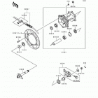 KDX250 (KDX250-D2) Задняя ступица колеса