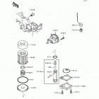 Eliminator 250 (EL250-E2) Масляный и водяной насос. фильтр масленый