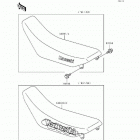 KDX250 (KDX250-D2) Сидение