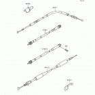 KDX250 (KDX250-D2) Тросы управления
