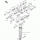 KDX250 (KDX250-D2) Задняя подвеска