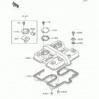 Vulcan 500 (EN500-A4) Крышка головки цилиндров
