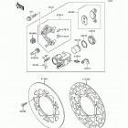 KX80 (KX80-T2) Передний суппорт тормозной