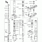 KX500 (KX500-E5) Front fork(kx500-e4 / e5)