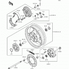 Eliminator 250 (EL250-E2) Заднее колесо и цепь