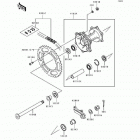 KX125 (KX125-J2) Задняя ступица колеса