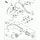 KDX250 (KDX250-D2) Глушитель