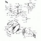 EX500 (EX500-A6) Radiator / fan / water pump