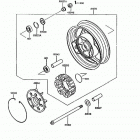 Concours (ZG1000-A7) Rear wheel / chain(zg1000-a7 / a8)