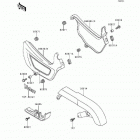 Vulcan 500 (EN500-A4) Side covers / chain cover(en500-a4)