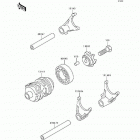 KX80 (KX80-T2) Change drum / shift fork