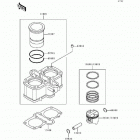 EX500 (EX500-A6) Cylinder / pistons