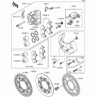 KX500 (KX500-E5) Front brake(kx500-e4 / e5)