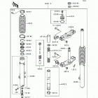 KDX200 (KDX200-E4) Front fork(kdx200-e4)