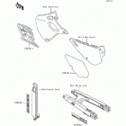 KDX250 (KDX250-D2) Decals(kdx250-d2)
