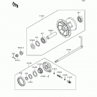 KDX200 (KDX200-E4) Front hub(kdx200-e4)