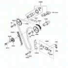 KLR250 (KL250-D9) Распредвал