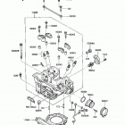 KLR250 (KL250-D9) Головка цилиндра