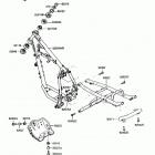 KLR250 (KL250-D9) Рама
