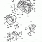 KLR250 (KL250-D9) Крышки двигателя