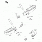 KDX200 (KDX200-E2) Подножки