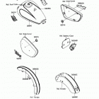 Vulcan 88 (VN1500-A4) Наклейки