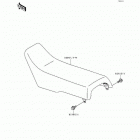 KX500 (KX500-E2) Сидение