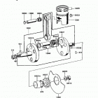 KE100 (KE100-B6) Crankshaft / piston