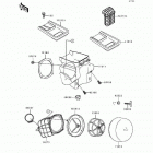 KDX200 (KDX200-E2) Воздушный фильтр