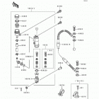 KX500 (KX500-E2) Задний торм цилиндр