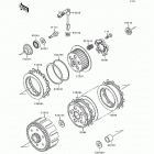 KDX200 (KDX200-E2) Сцепление