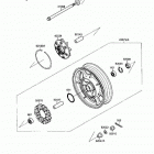 Vulcan 88 (VN1500-A1) Задняя ступица колеса