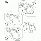 KDX200 (KDX200-E2) Side cover / chain case