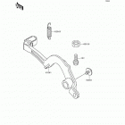 KX500 (KX500-E2) Педаль тормоза