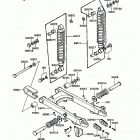 KE100 (KE100-B6) Swing arm / shock absorber