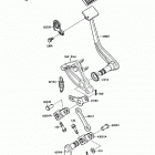 Vulcan 88 (VN1500-A1) Педаль тормоза
