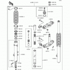 KDX200 (KDX200-E2) Передняя вилка
