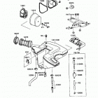 KLR650 (KL650-A1) Воздушный фильтр