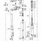 Vulcan 88 (VN1500-A1) Передняя вилка
