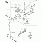 KX500 (KX500-E2) Главный тормозной цилиндр,передний