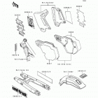 KDX200 (KDX200-E2) Label(green)