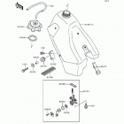 KDX200 (KDX200-E2) Топливный бак