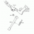 Vulcan 88 (VN1500-A1) Подножка