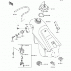KX250 (KX250-H2) Топливный бак