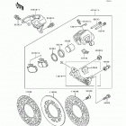 KX500 (KX500-E2) Задний суппорт