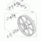 Vulcan 88 (VN1500-A4) Front hub(ja001441&nami)