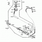 Vulcan 88 (VN1500-A1) Задний торм цилиндр